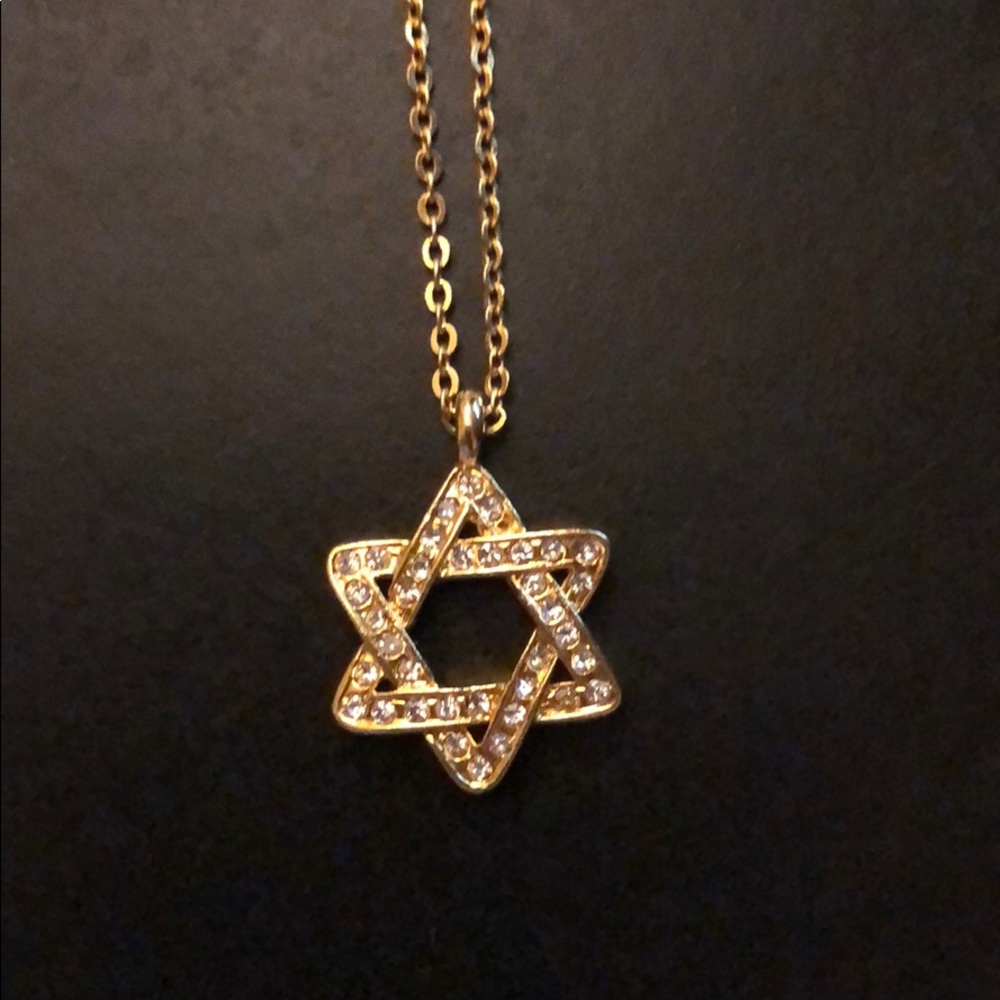 Star of David gold necklace